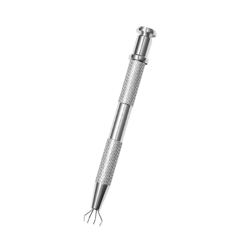 Precision Nail Art Sponge Tweezer (Stainless Steel)